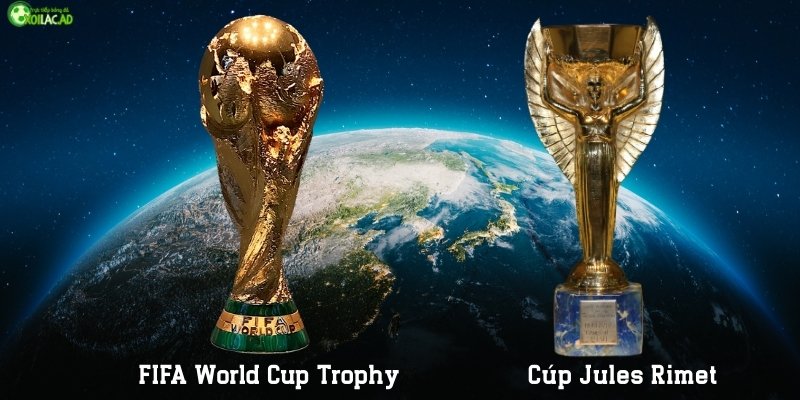 So sánh cúp vàng World Cup cũ và mới